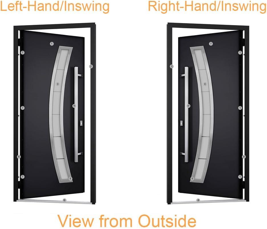 VDomDoors 131 80'' Front Entry Doors
