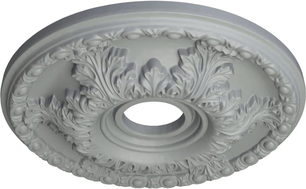 Ekena Millwork 18"OD x 3 1/2"ID x 2 1/2"P Granada Ceiling Medallion (Fits Canopies up to 6 5/8")