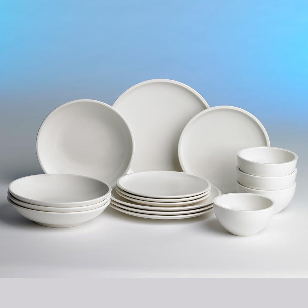 Villeroy & Boch Artesano Original 16 Piece Porcelain China Dinnerware Set, Service for 4