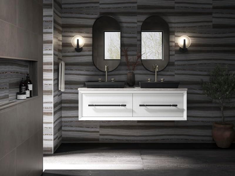 Essential Capsule Wall Mirror, Bathroom/Vanity Mirror with Frame