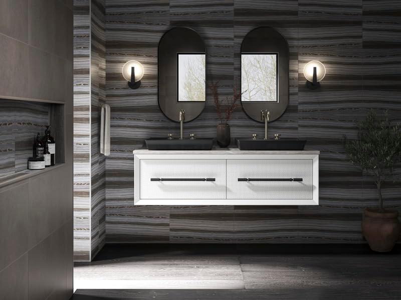 Essential Capsule Wall Mirror, Bathroom/Vanity Mirror with Frame