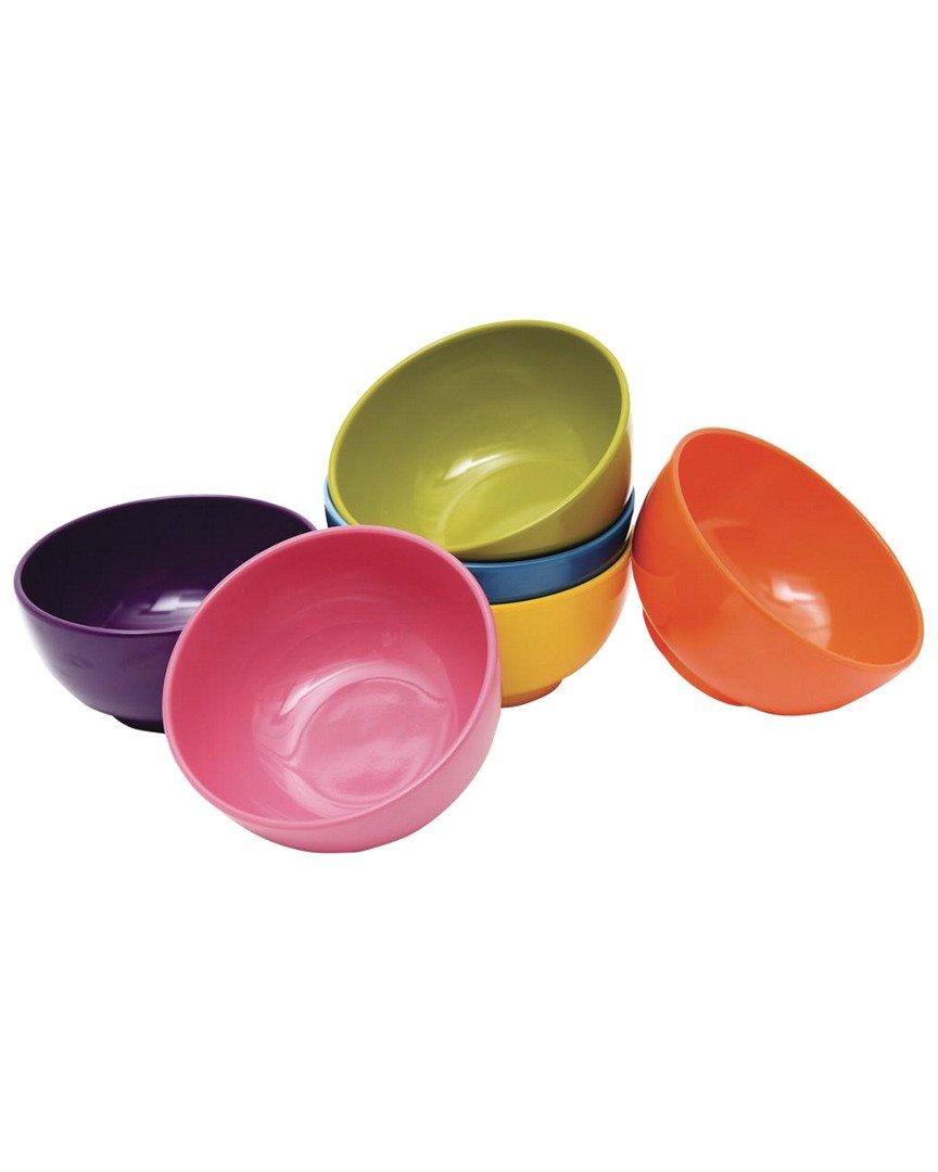 French Bull Assorted Color Melamine Bowl, Set of 6