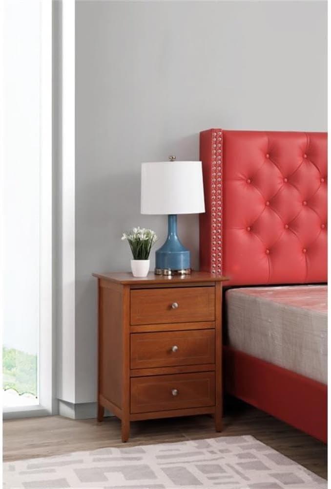Glory Furniture Daniel Emjay 3 - Drawer Nightstand & Reviews | Wayfair
