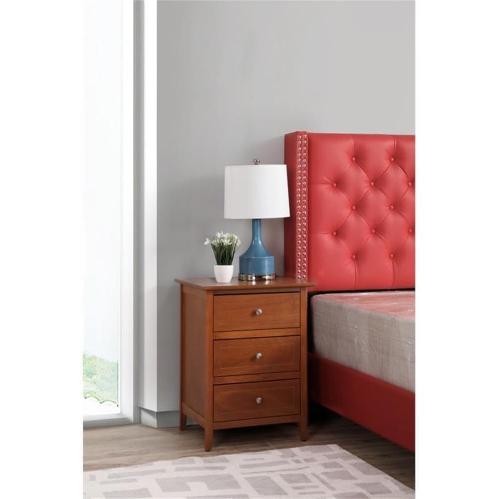 Glory Furniture Daniel Emjay 3 - Drawer Nightstand & Reviews | Wayfair
