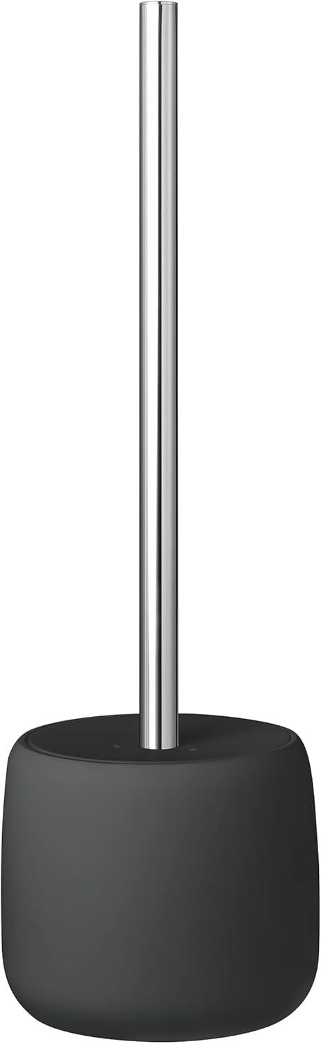 Blomus SONO Black Decorative Toilet Plunger and Holder