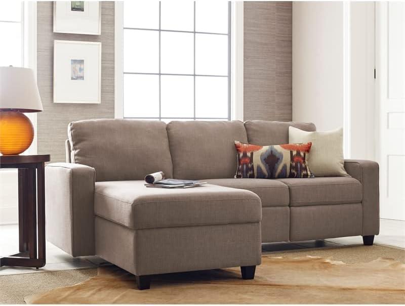 Serta Palisades Reclining Sectional Sofa with Storage Chaise