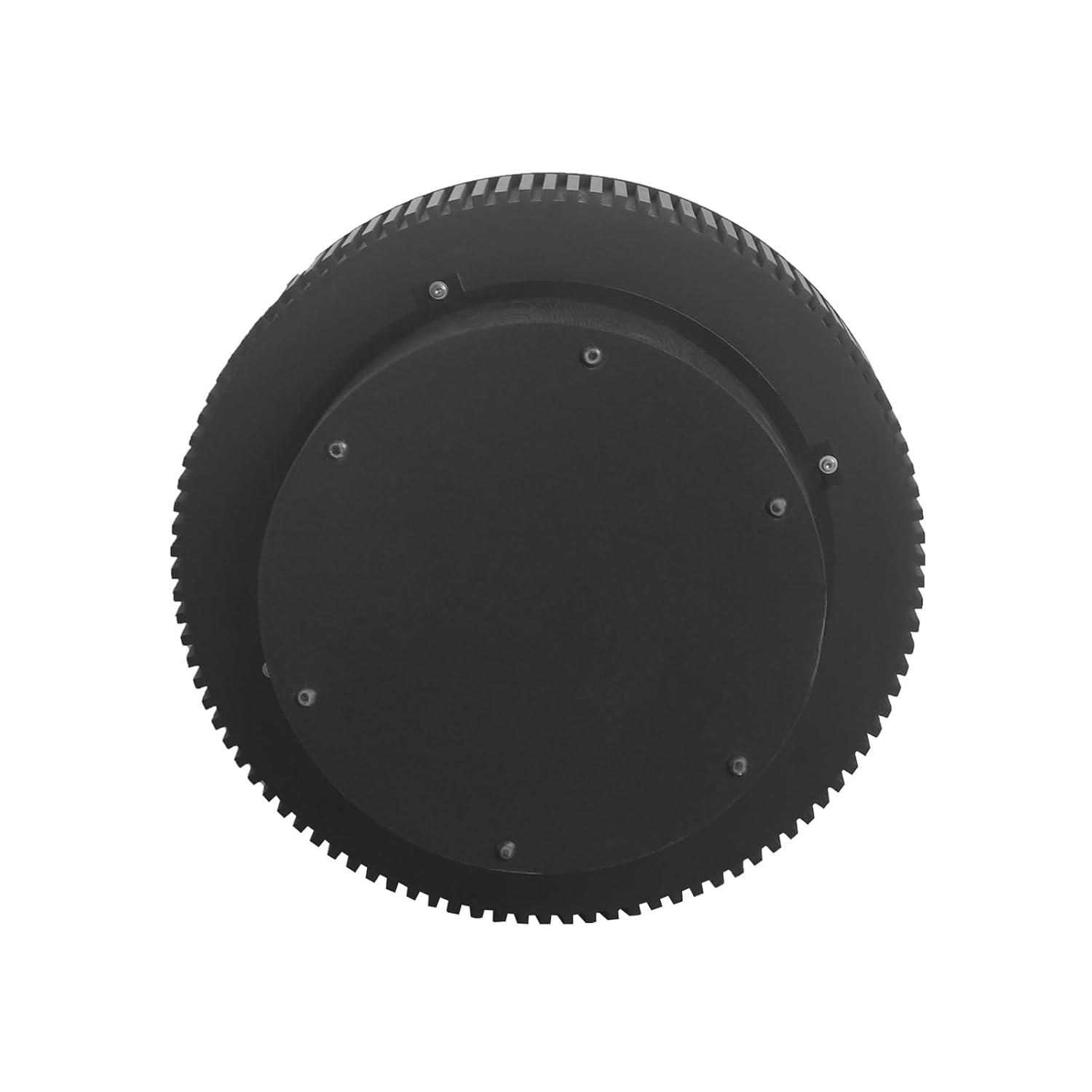 Round Coffee Table with Storage, Modern Wooden Coffee Table with Solid Wood Veneered, 31.5" Small Circle Center Table,Tea Table for Living Room,Home Small Space,Black