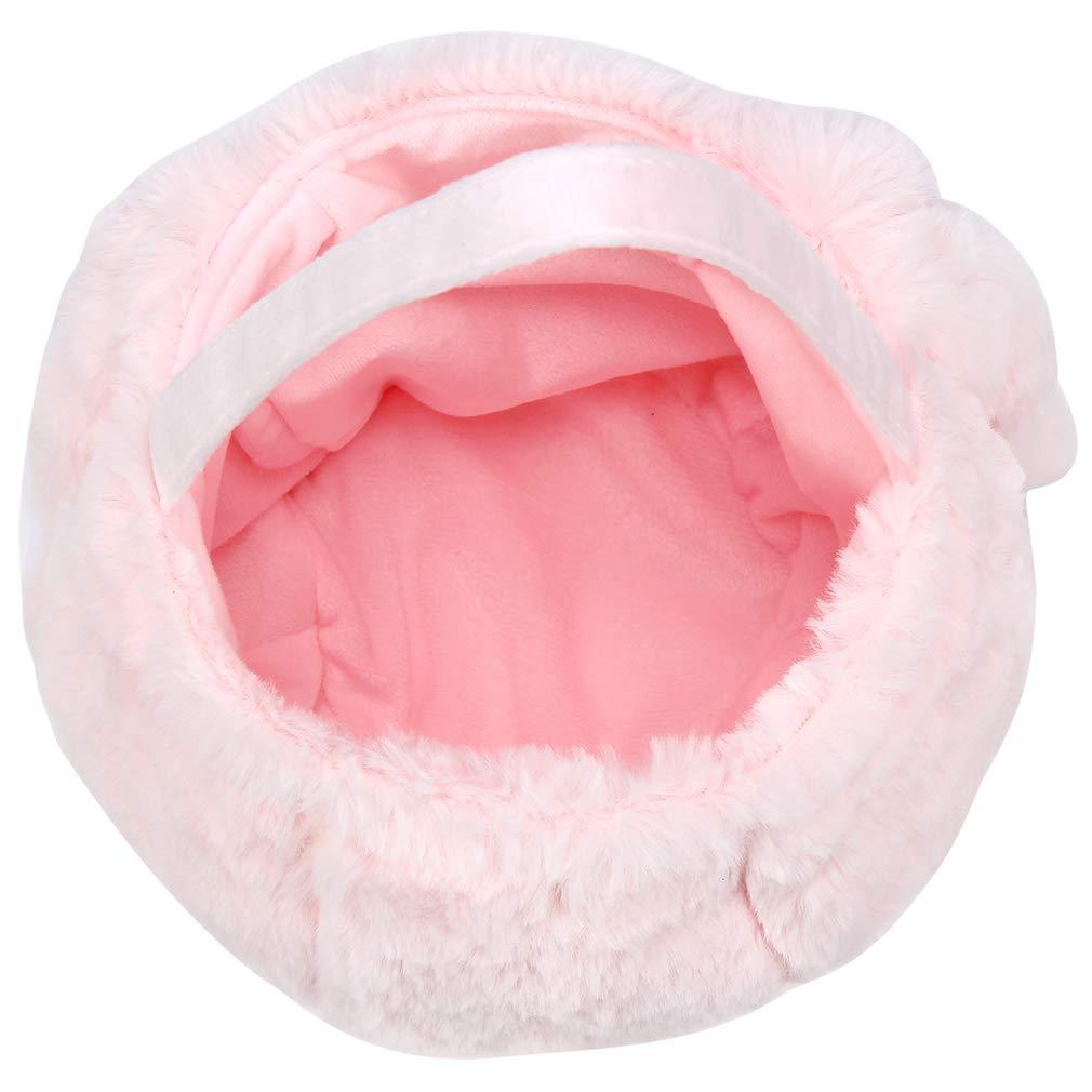 Easter Bunny Tote Bag, Cute Fuzzy Rabbit Ears Soft Plush Candy Handle Bag Eggs Basket Gift Bag for Kids Holiday Decorations