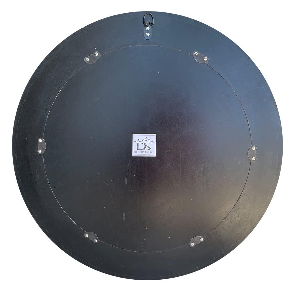World Menagerie Cobberas Manufactured Wood, Glass Round Wall Mirror