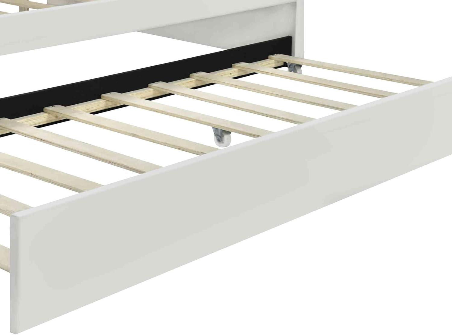 ATY Full Size Upholstery Daybed with Trundle and Backrest, Shall Shaped Bedframe, Sofa Design, for Bedroom, Guestroom, Small Space, Beige