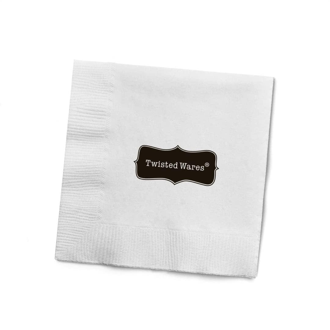 Funny Napkins - GROUP THERAPY - Boutique Cocktail Napkin, 5"X5", Pack Of 20 Napkins For Parties And Entertaining