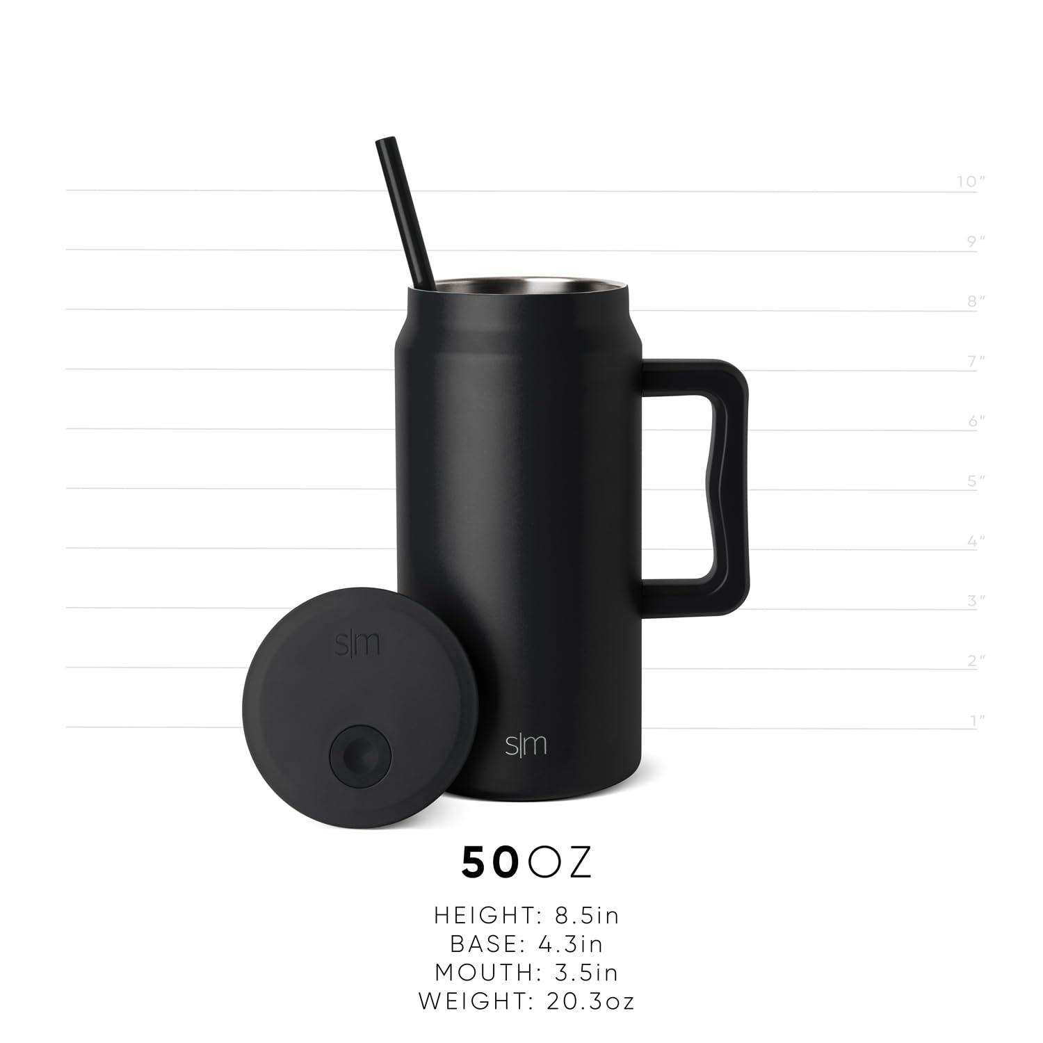 Simple Modern 50 fl oz Insulated Stainless Steel Trek Tumbler with Straw Lid | Lavender Mist