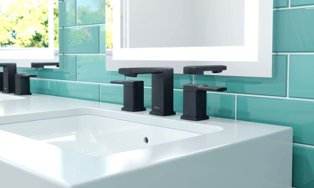 Deckard Widespread Bathroom Faucet with Drain Assembly