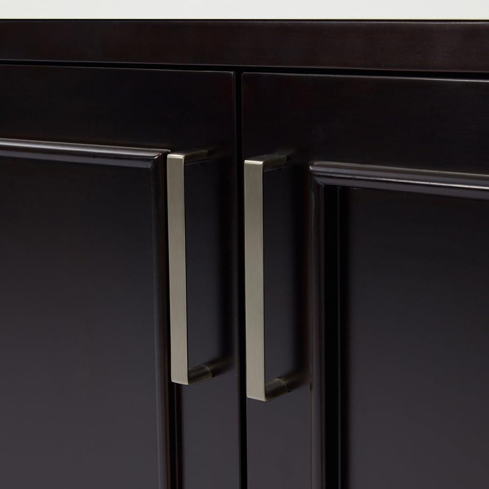 Ariel Stafford 85 in Double Sink Vanity Set in Espresso