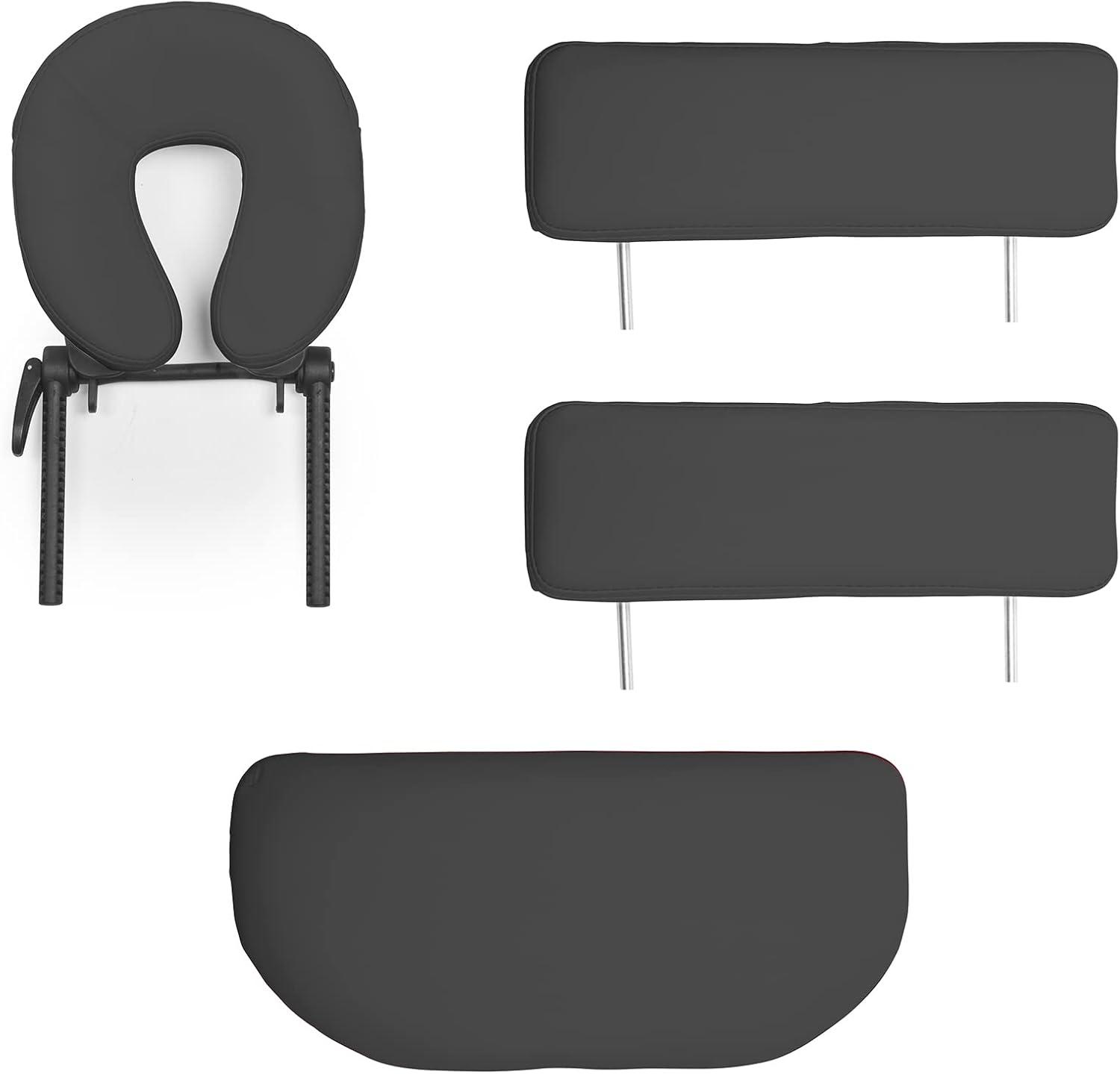 Saloniture Portable Professional Folding Massage Table with Carrying Case - Dark Gray