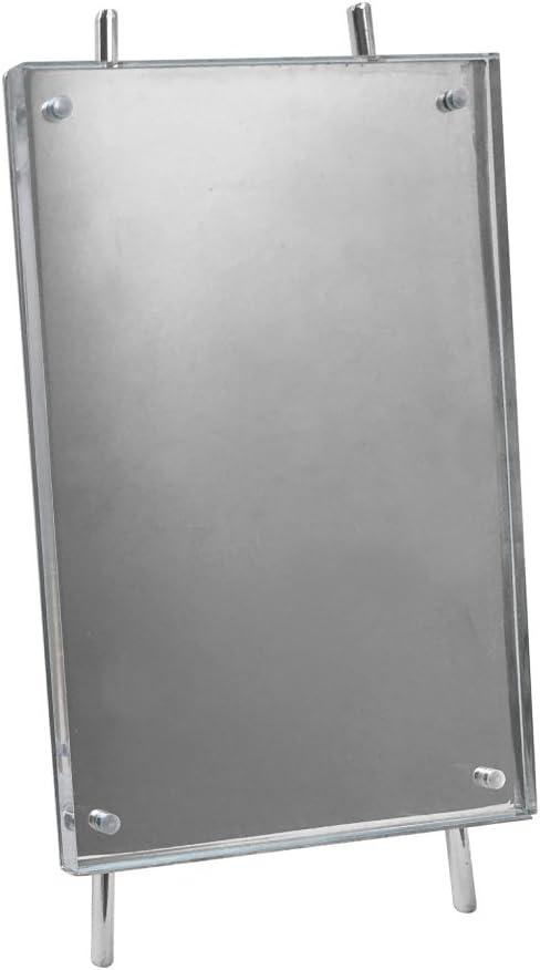 Silver Acrylic Magnetic Easel Frame with Metal Stand