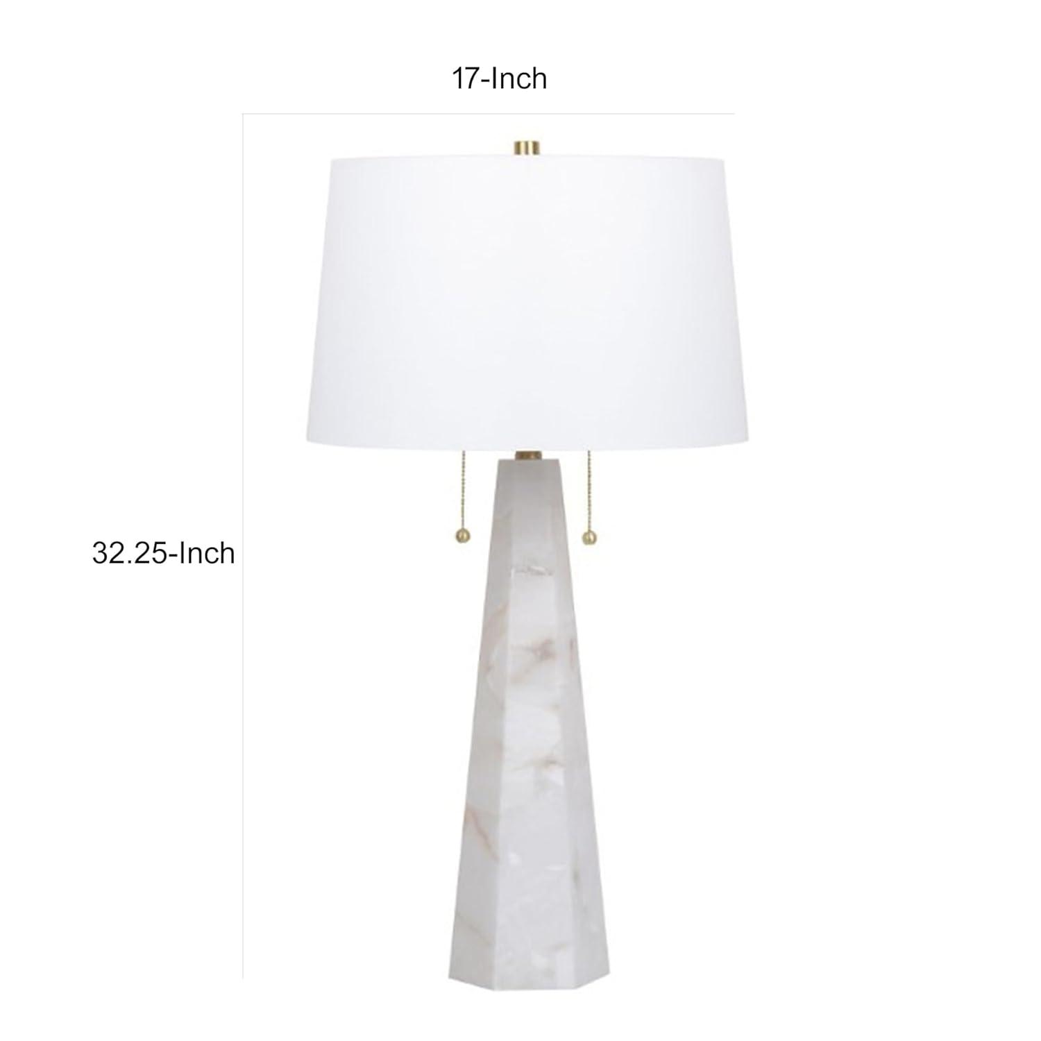 Benjara Resin Table Lamp