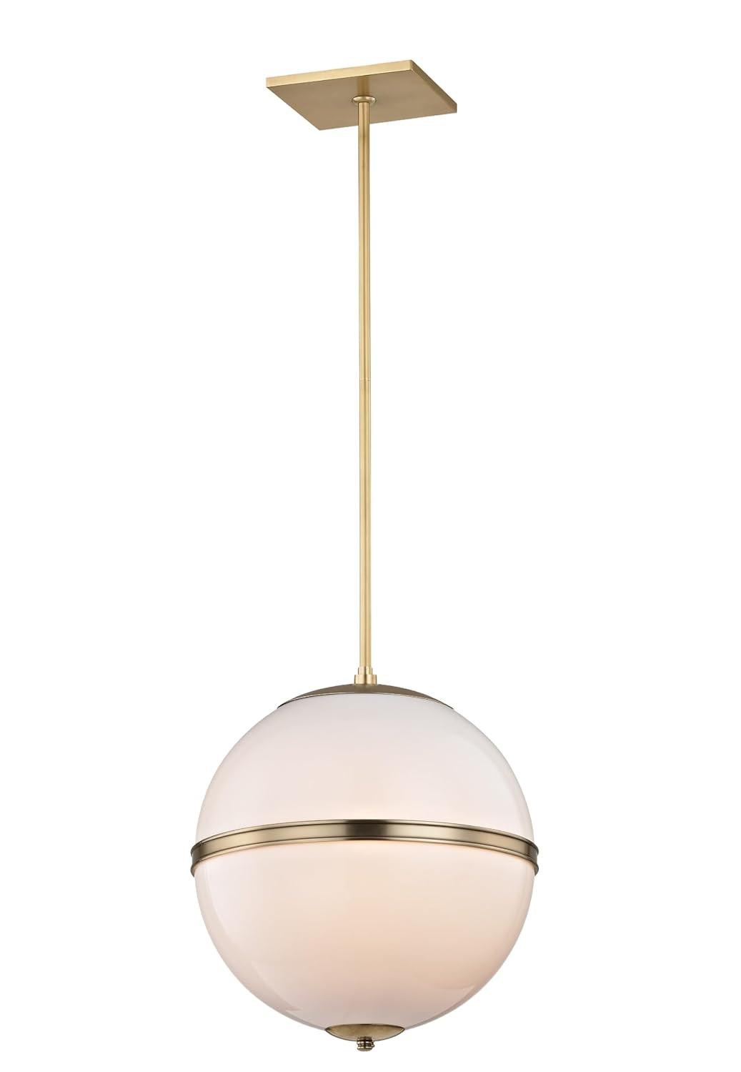 Crystorama Lighting Truax 3 - Light Pendant in  Aged Brass