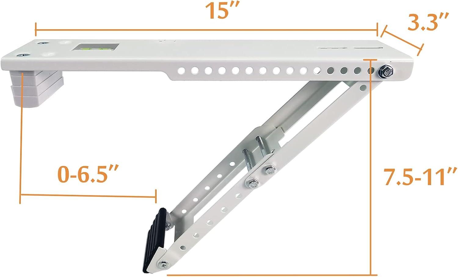 Foozet Window Air Conditioner Support Bracket , Window AC Bracket Light Duty , Window AC Support Up to 85 lbs