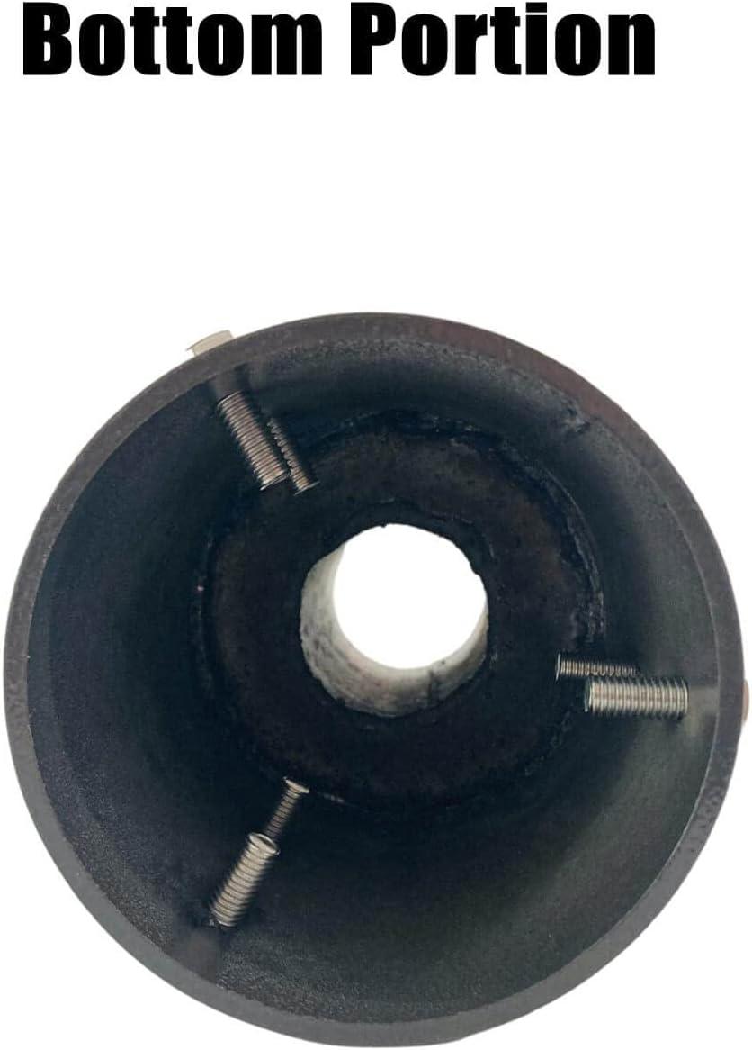 Tenon Adaptor for 4" Round Pole,Pole Adapter for Slip Fit Mount LED Shoebox