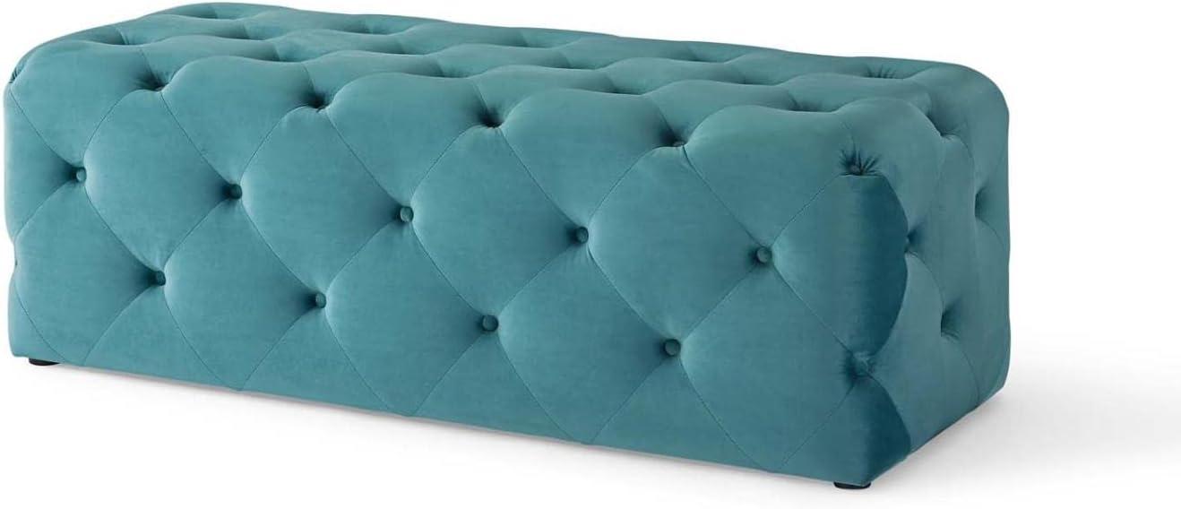 Carson Carrington Ullervad 48-inch Button Tufted Entryway Velvet Bench by Modway