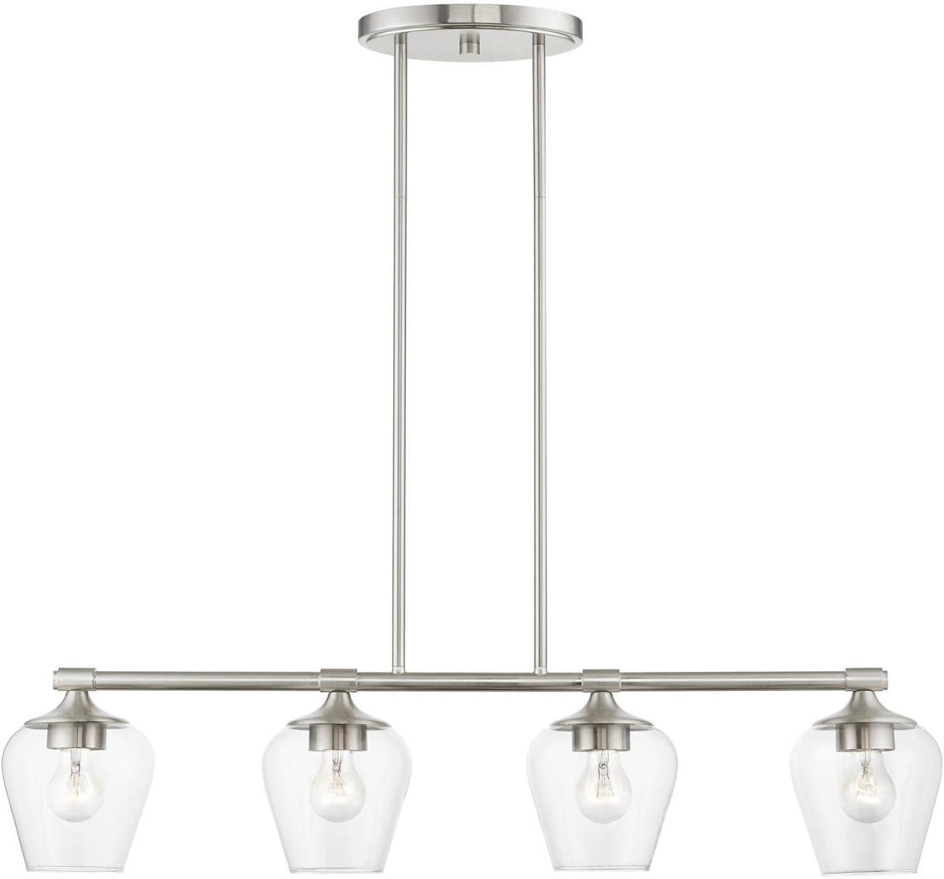 Livex Lighting Willow 4 - Light Chandelier in  Brushed Nickel