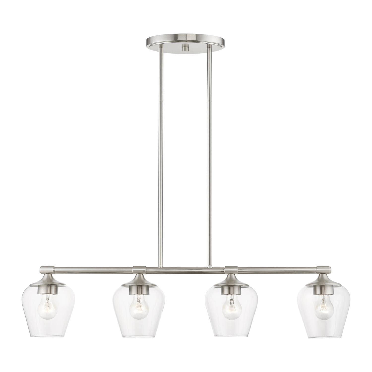 Livex Lighting Willow 4 - Light Chandelier in  Brushed Nickel