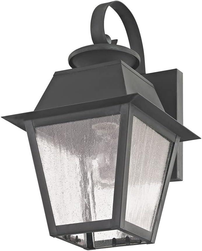 Livex Lighting Mansfield 1 - Light Wall Light in  Charcoal