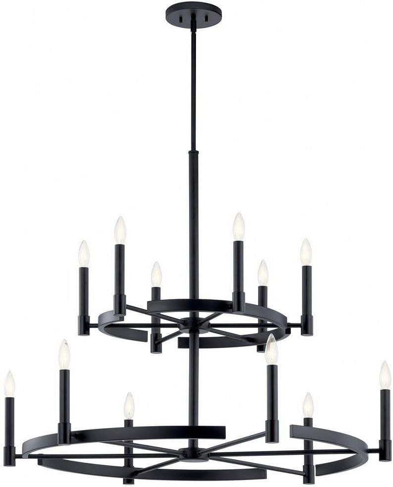 Tolani™ 12 Light Chandelier Black