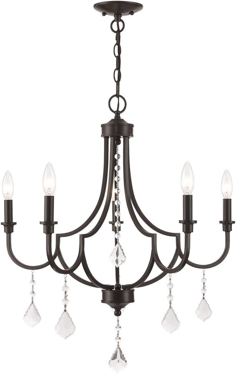 Livex Lighting Glendale 5 - Light Chandelier in  English Bronze