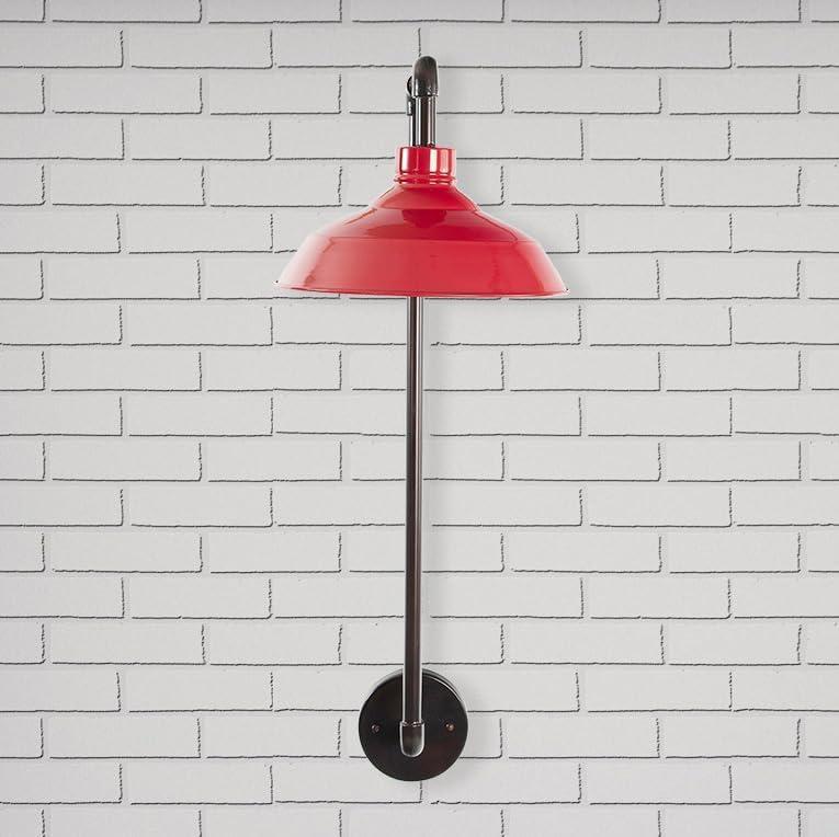 Metal Wall Sconce with Round Shade