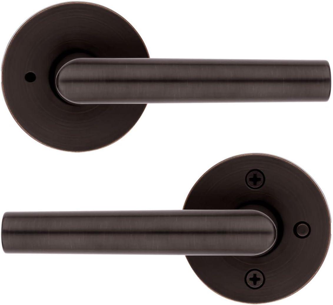 Milan Privacy Door Lever with Round Rosette