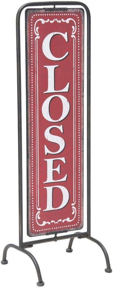 Metal Framed "Open/Closed" 2-Sided Sign Wall Décor - Storied Home