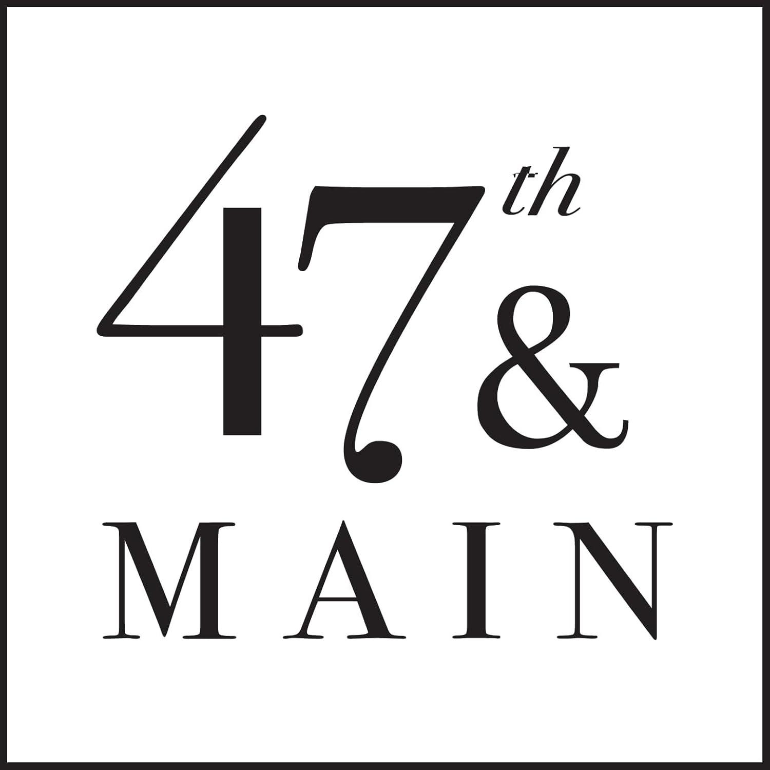 47th & Main Modern Flower Vases | Lined Ceramic Vases for Home Décor, Set of 3, Black