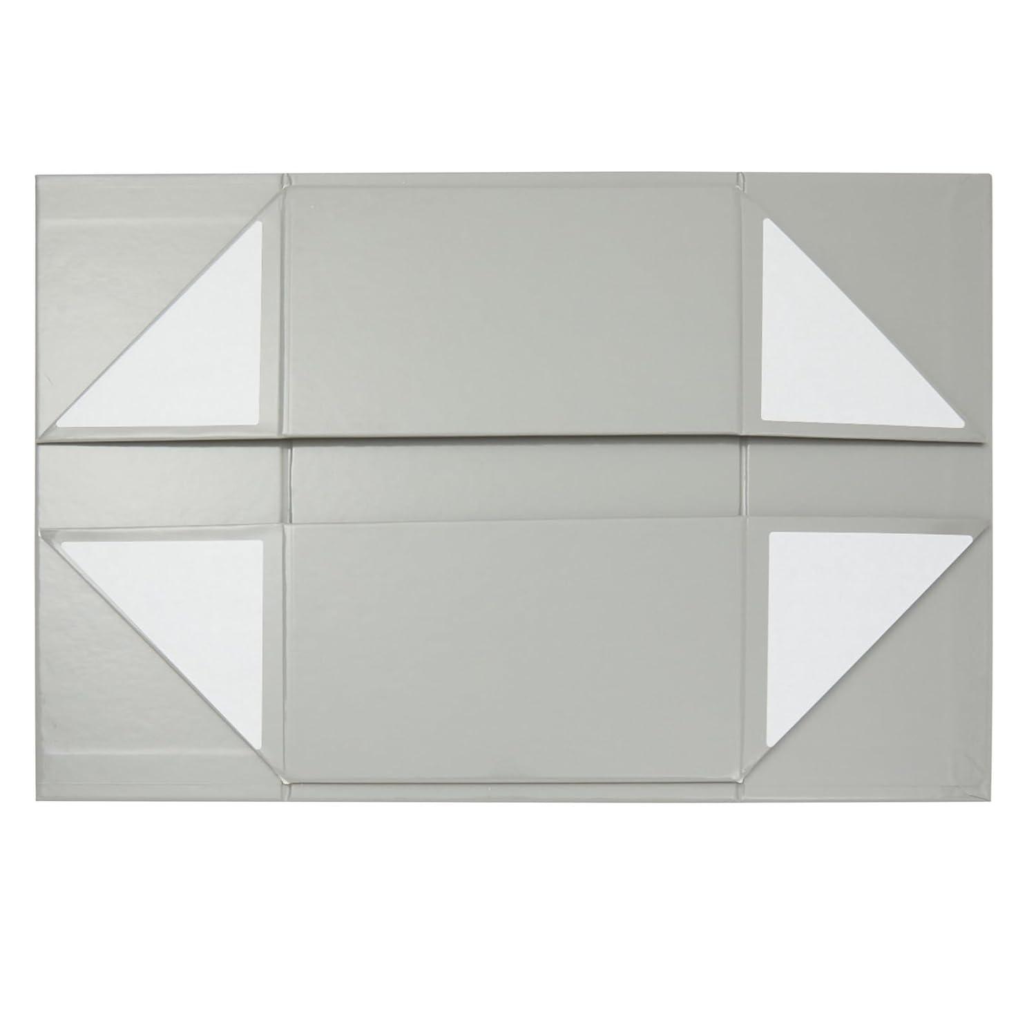 Stockroom Plus 6 Pack Magnetic Gift Boxes with Lids, 9.5x7x4 Inches for Birthday, Wedding, Groomsman and Bridesmaid Proposal Box, Gray