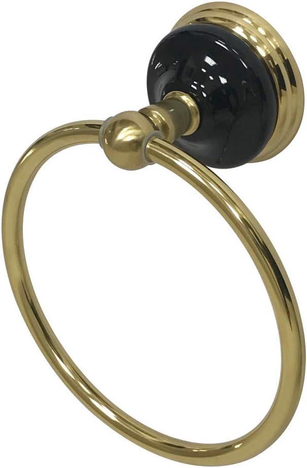 Kingston Brass Water Onyx Towel Ring