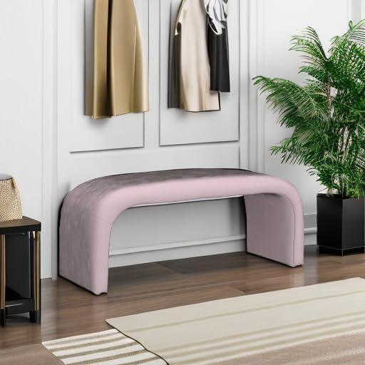 Tenko Bench - Light Pink - Safavieh