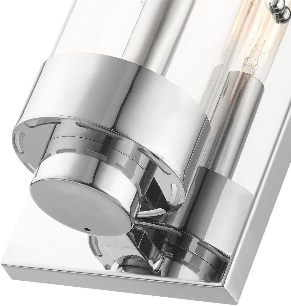 Livex Lighting Hillcrest 1 - Light Wall Light in  Polished Chrome