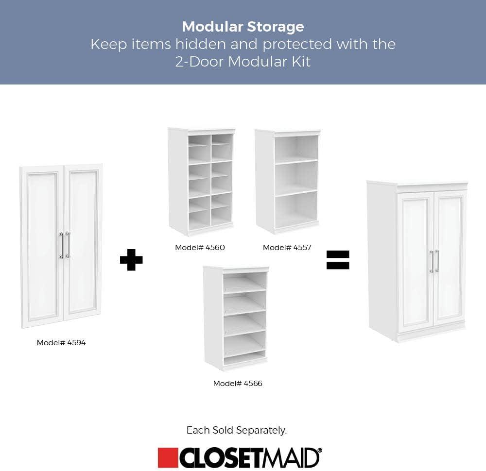 Modular Storage Glass Door Pair Kit