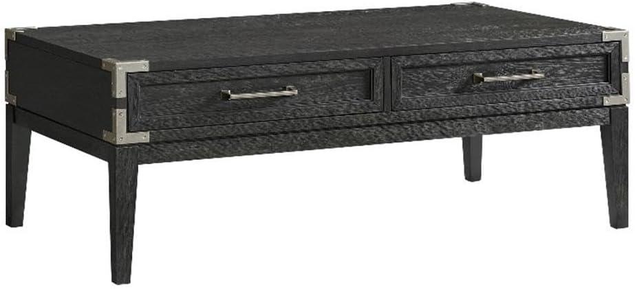 Intercon Furniture Laguna Occasionals 52x28" Wood Coffee Table in Black