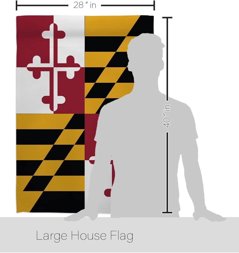 Maryland Flag Double-Sided Weather Resistant House Banner