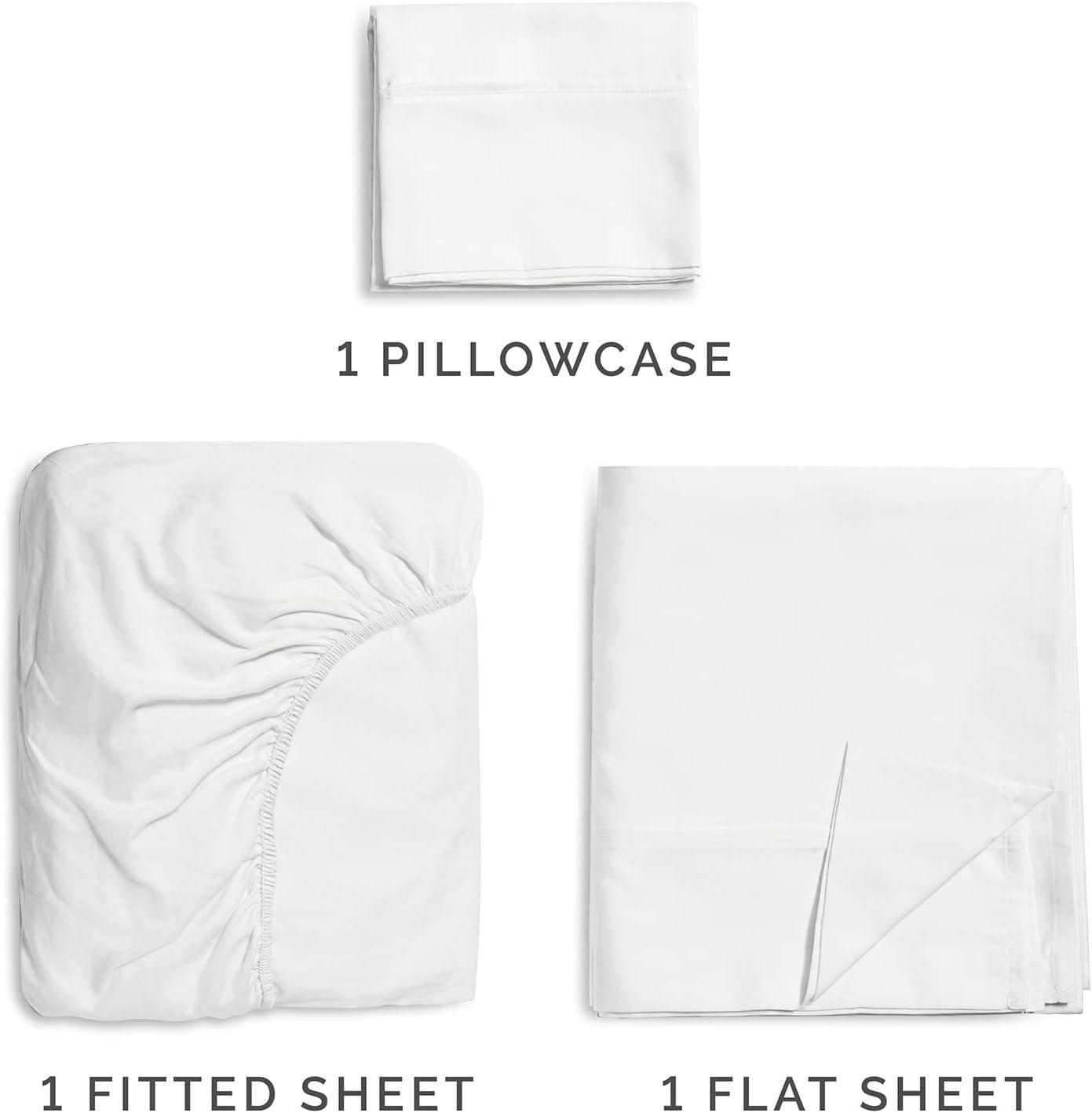 CGK Linens 4 Piece 100% Cotton 400 Thread Count Hotel Quality Bed Sheet Set