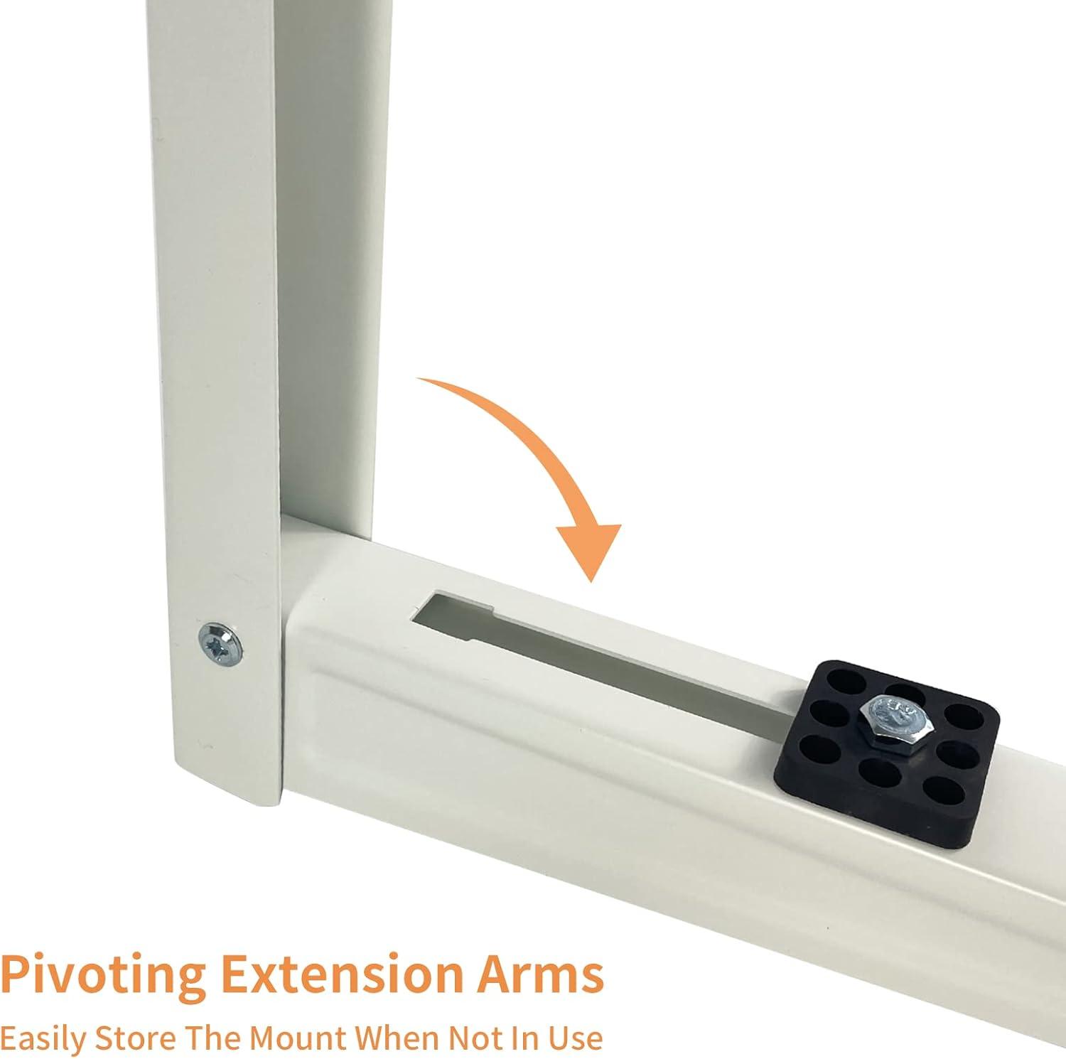 Mini Split Air Conditioner Bracket, Outdoor Wall Mounting Bracket for Ductless Mini Split Air Conditioner Heat Pump Systems, Universal,7000-18000 Btu AC Units, Heavy Duty Support up to 265 LBS