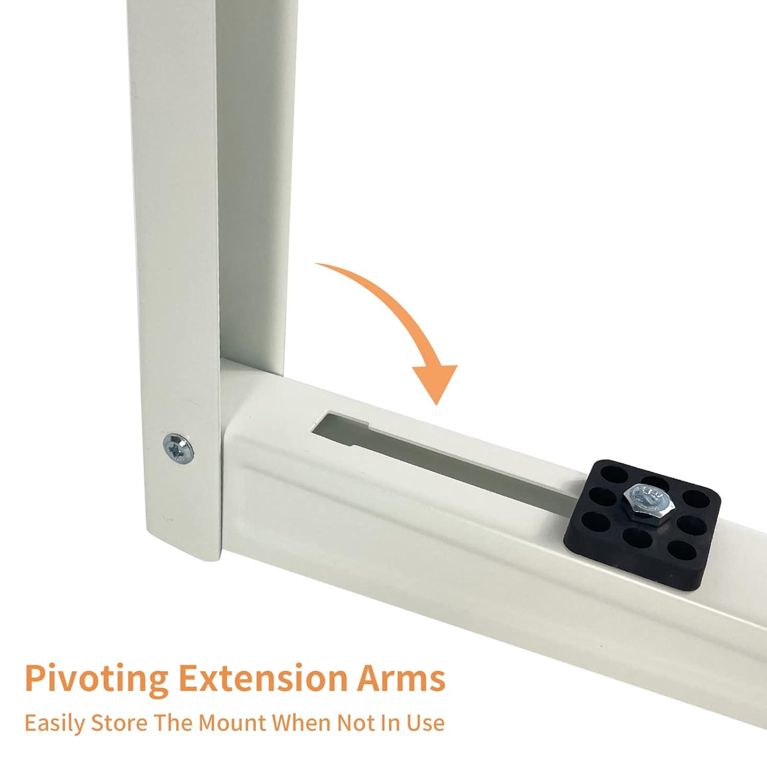 Mini Split Air Conditioner Bracket, Outdoor Wall Mounting Bracket for Ductless Mini Split Air Conditioner Heat Pump Systems, Universal,7000-18000 Btu AC Units, Heavy Duty Support up to 265 LBS