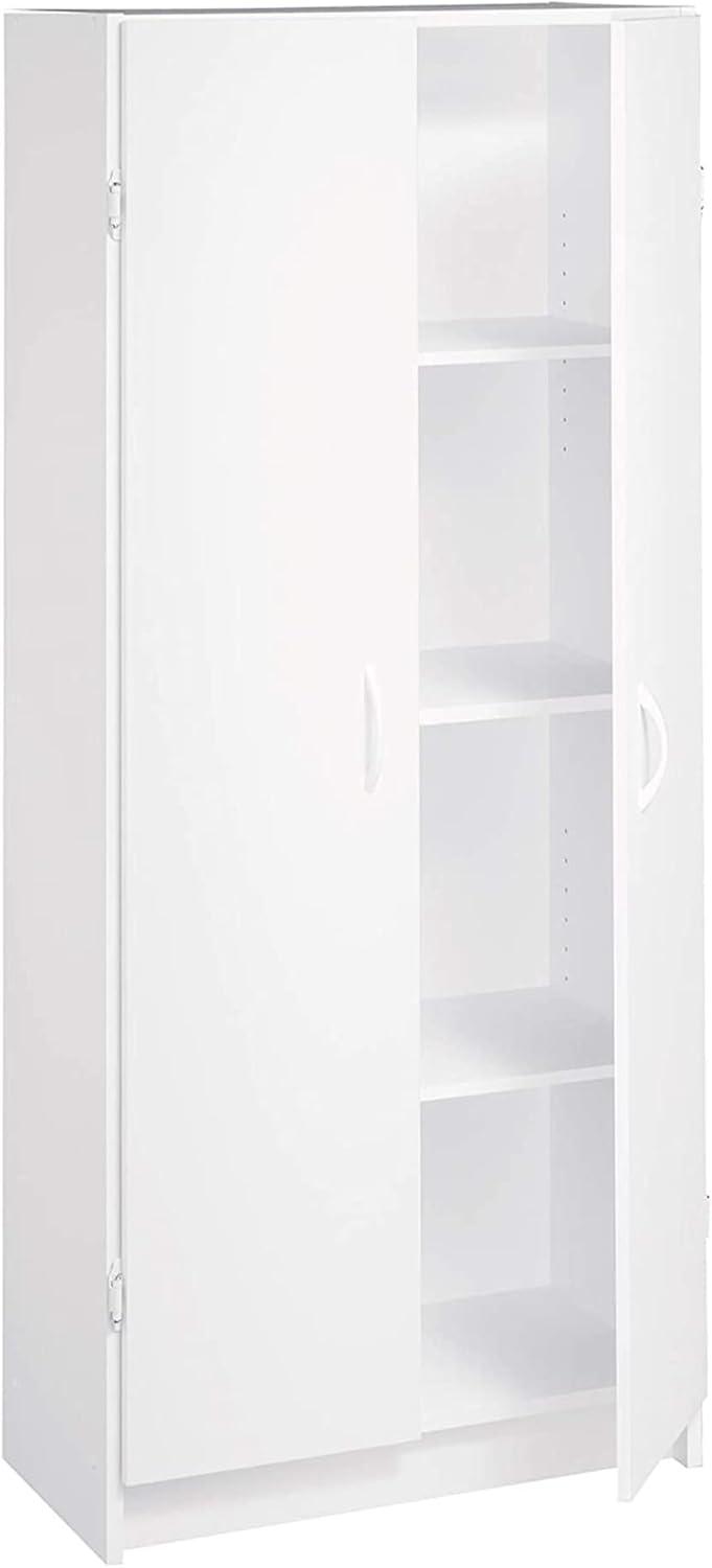 ClosetMaid 12.5 x 24 x 59.5 Inch Adjustable 4 Shelf Pantry Cabinet, White