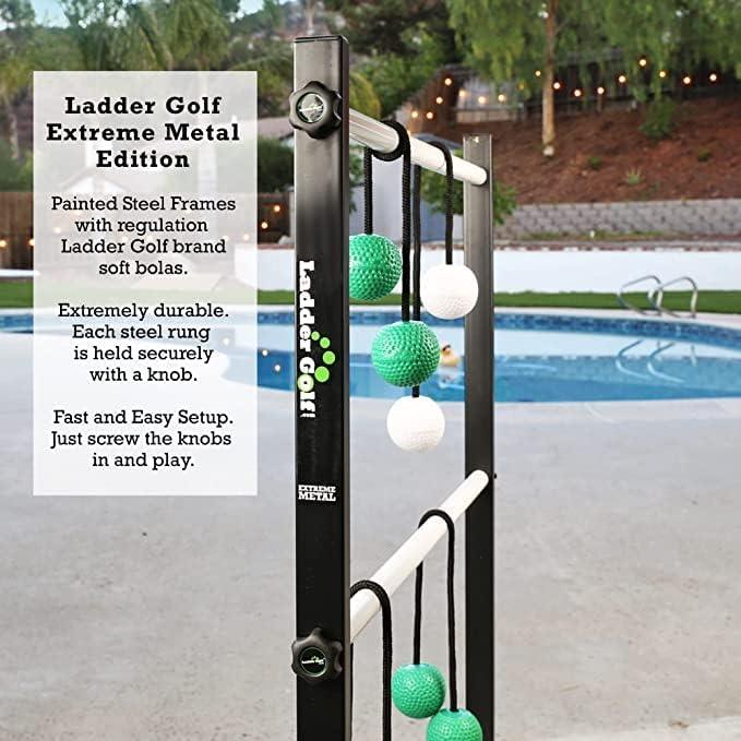 Vivere Hammocks Vivere Hammocks Ladder Golf Metal Ladder Ball with Carrying Case