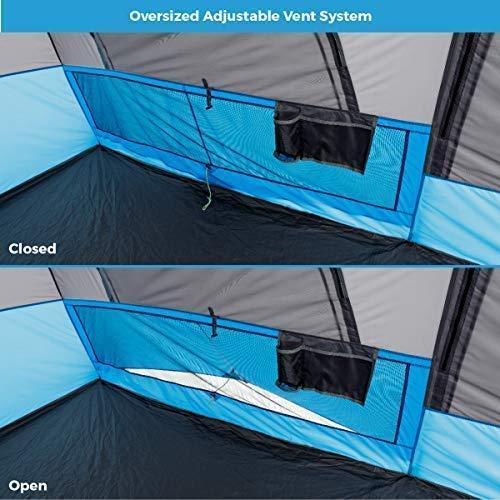 Core Equipment Lighted 9 Person Instant Cabin Tent