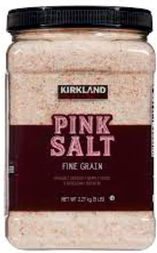 Kirkland Signature Pink Salt Fine Grain 5 Pounds