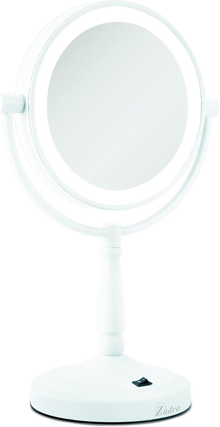 Zadro LED Lighted Makeup Mirrors for Women w/ Magnification & Cordless