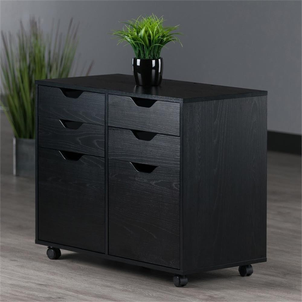 Halifax 2 Sections Mobile Storage Cabinet - Winsome